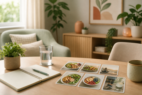 Warm wellness consultation with balanced meal planning for a holistic medical weight loss program