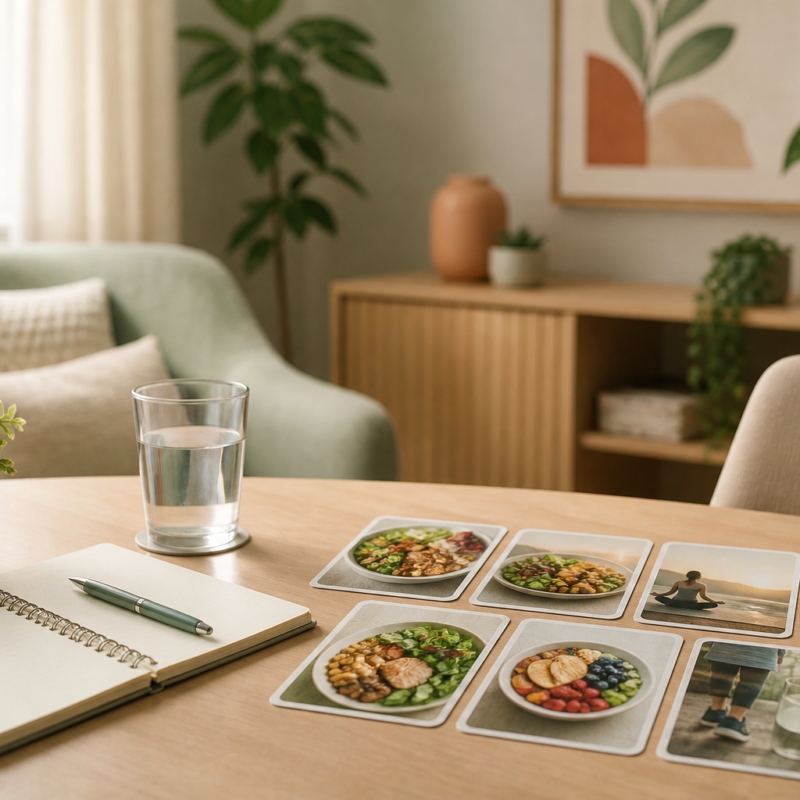 Warm wellness consultation with balanced meal planning for a holistic medical weight loss program